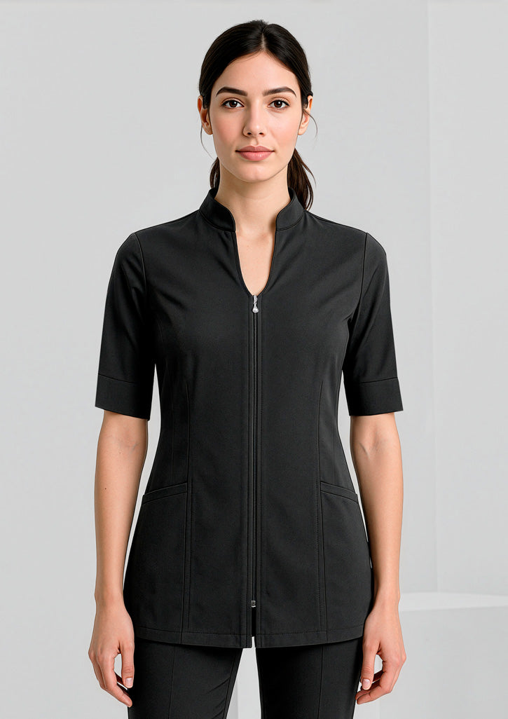 Womens Bliss Tunic ||SRC=https://cdn.fashionbizapps.nz/honeybee/images/H632L_Talent_Black_01_R_BoKDO6K.jpg