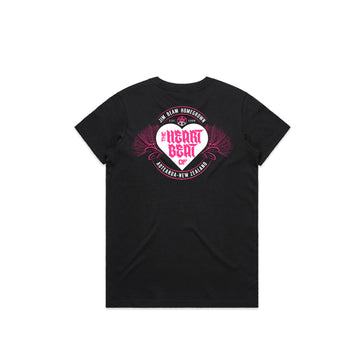 Elaborate Womens Maple Tee - BLACK