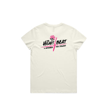 Heatbeat Womens Maple Tee - CREAM