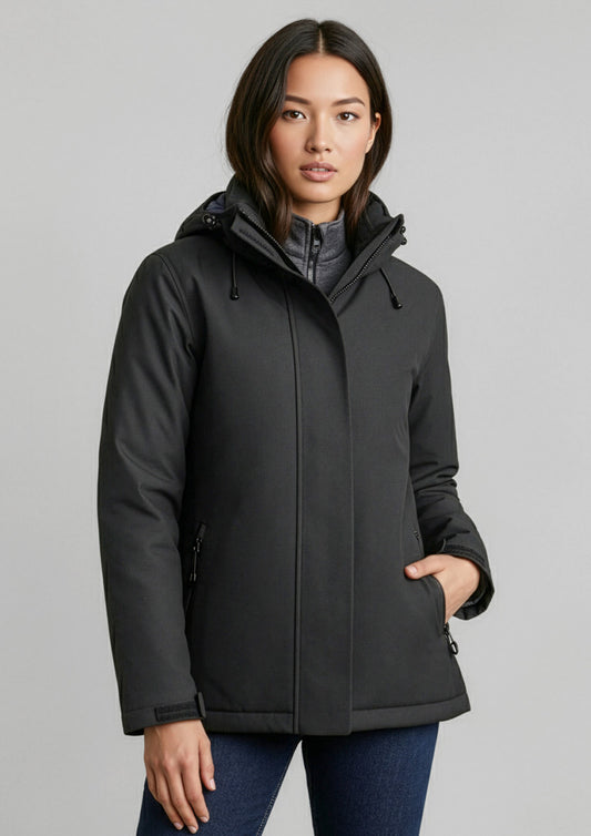 Womens Eclipse Jacket ||SRC=https://cdn.fashionbizapps.nz/honeybee/images/J132L_Talent_Black_01.jpg