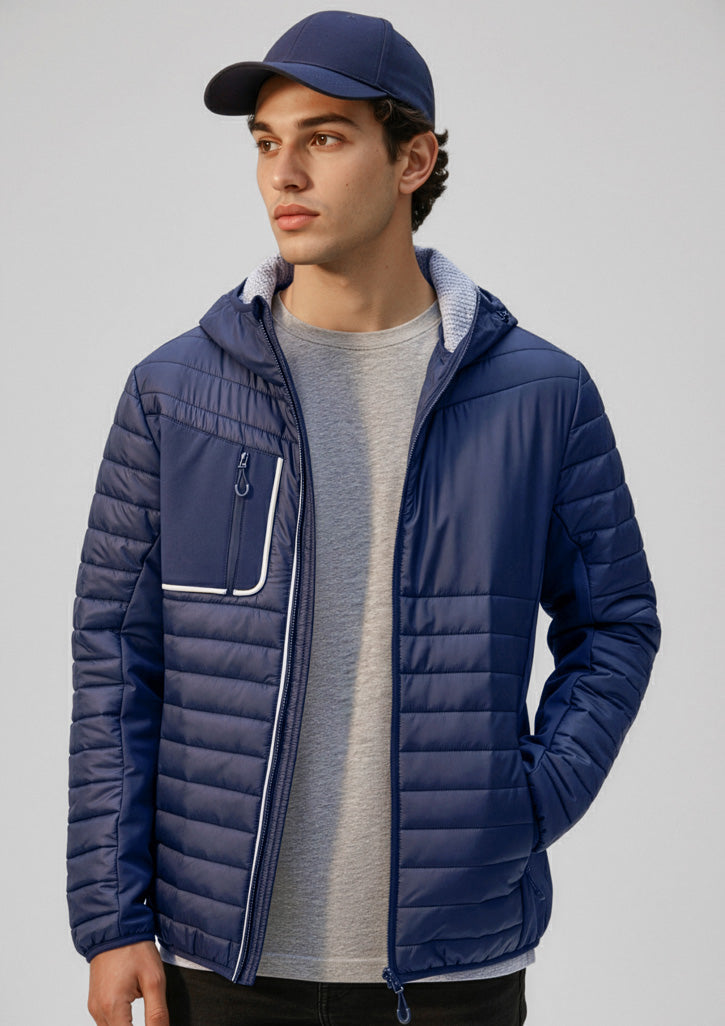 Unisex Patrol Jacket ||SRC=https://cdn.fashionbizapps.nz/honeybee/images/J134M_Talent_Navy_02_R.jpg
