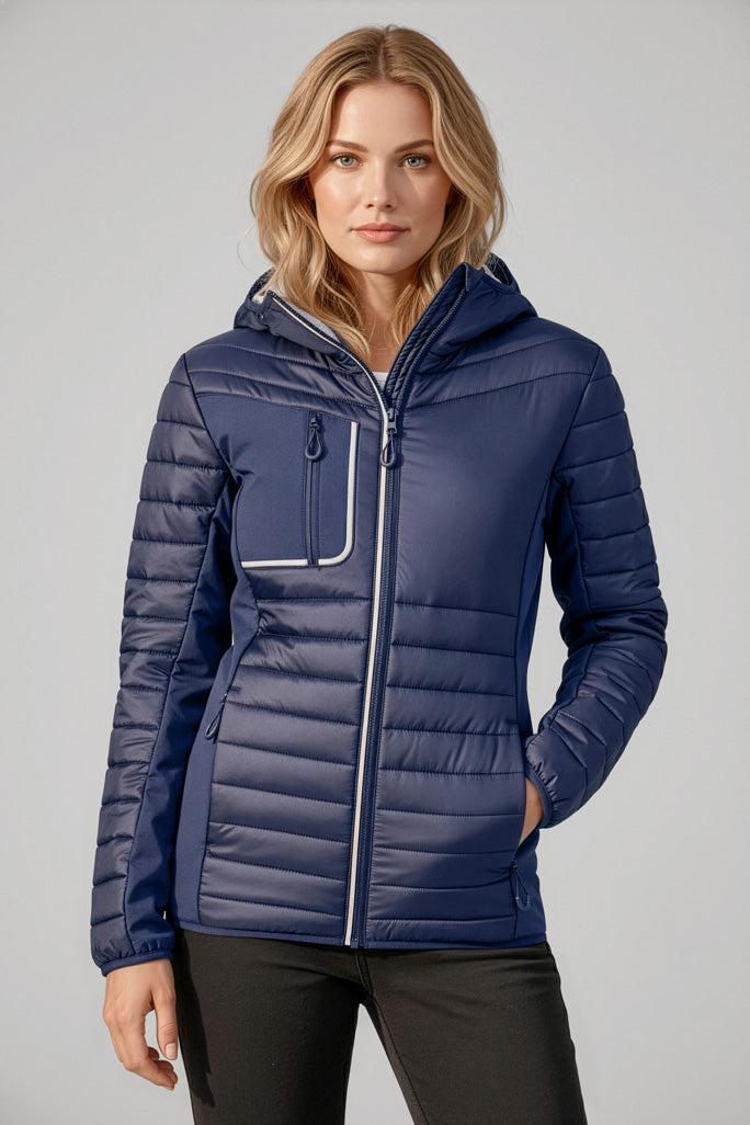Unisex Patrol Jacket ||SRC=https://cdn.fashionbizapps.nz/honeybee/images/J134M_Talent_Navy_Silver_01_USRIIGk.jpg