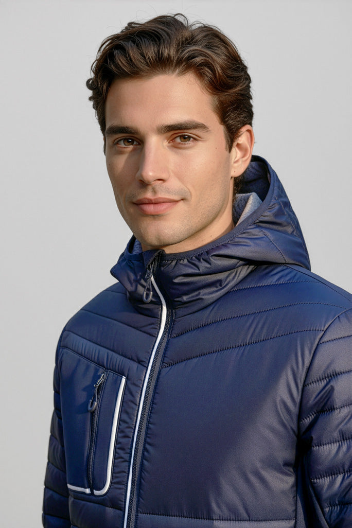 Unisex Patrol Jacket ||SRC=https://cdn.fashionbizapps.nz/honeybee/images/J134M_Talent_Navy_Silver_04.jpg