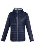 Unisex Patrol Jacket - Navy/Silver ||SRC=https://cdn.fashionbizapps.nz/honeybee/images/J134M_bProduct_Navy_Silver_01_almHA0p.jpg