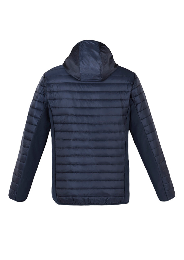 Unisex Patrol Jacket - Navy/Silver ||SRC=https://cdn.fashionbizapps.nz/honeybee/images/J134M_bProduct_Navy_Silver_03_NJ4rrvs.jpg