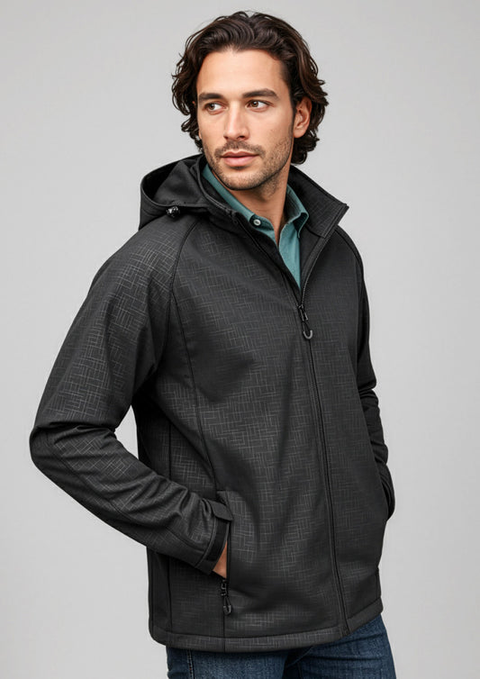 Mens Geo Jacket ||SRC=https://cdn.fashionbizapps.nz/honeybee/images/J135M_Talent_Black_01_Y5K7czi.jpg