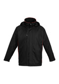 Unisex Core Jacket - Black/Red ||SRC=https://cdn.fashionbizapps.nz/honeybee/images/J236ML_bProduct_Black_Red_01_gcJlD0K.jpg
