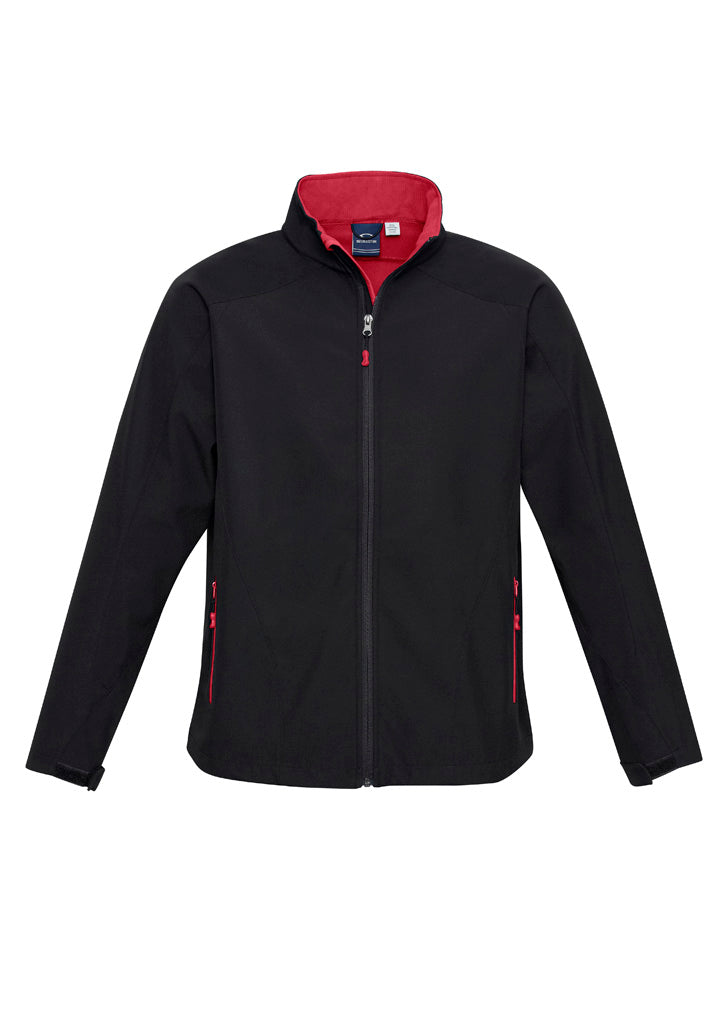 Kids Geneva Jacket - Black/Red ||SRC=https://cdn.fashionbizapps.nz/honeybee/images/J307K_bProduct_Black_Red_01_tMA6h3Y.jpg