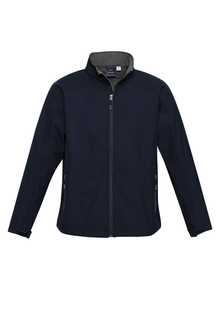 Kids Geneva Jacket - Navy/Graphite ||SRC=https://cdn.fashionbizapps.nz/honeybee/images/J307K_bProduct_Navy_Graphite_01_40UOkoL.jpg
