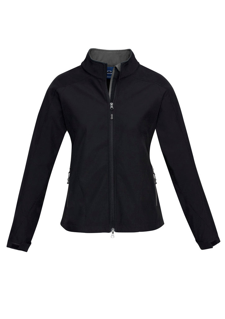 Womens Geneva Jacket - Black/Graphite ||SRC=https://cdn.fashionbizapps.nz/honeybee/images/J307L_bProduct_Black_Graphite_01_uQZuIrs.jpg