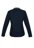Womens Geneva Jacket - Navy/Graphite ||SRC=https://cdn.fashionbizapps.nz/honeybee/images/J307L_bProduct_Navy_Graphite_02_fCmAsUP.jpg
