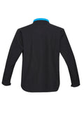 Mens Geneva Jacket - Black/Cyan ||SRC=https://cdn.fashionbizapps.nz/honeybee/images/J307M_bProduct_Black_Cyan_02_REn0CCt.jpg