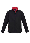Mens Geneva Jacket - Black/Red ||SRC=https://cdn.fashionbizapps.nz/honeybee/images/J307M_bProduct_Black_Red_01_4WEm6D1.jpg