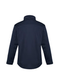 Mens Softshell Jacket - Navy ||SRC=https://cdn.fashionbizapps.nz/honeybee/images/J3880_bProduct_Navy_02_dX4hvoA.jpg