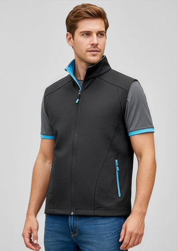 Mens Geneva Vest ||SRC=https://cdn.fashionbizapps.nz/honeybee/images/J404M_Talent_Black_Cyan_01_BMvkyIx.jpg
