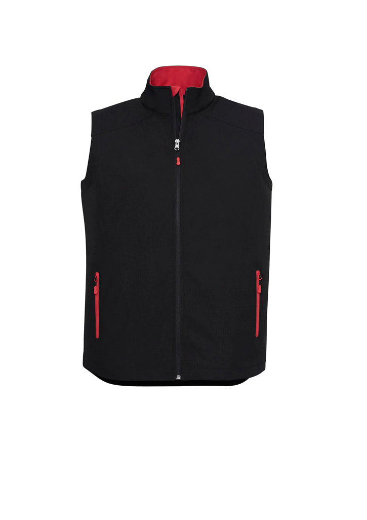 Mens Geneva Vest - Black/Red ||SRC=https://cdn.fashionbizapps.nz/honeybee/images/J404M_bProduct_Black_Red_01_kwwWRwU.jpg
