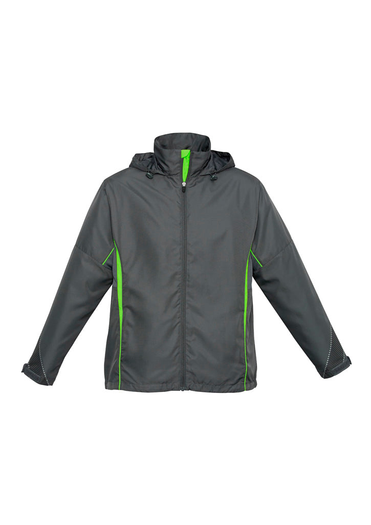 Unisex Razor Jacket - Grey/Fluoro Lime ||SRC=https://cdn.fashionbizapps.nz/honeybee/images/J408M_bProduct_Grey_FluoroLime_01_kl7F3Oi.jpg