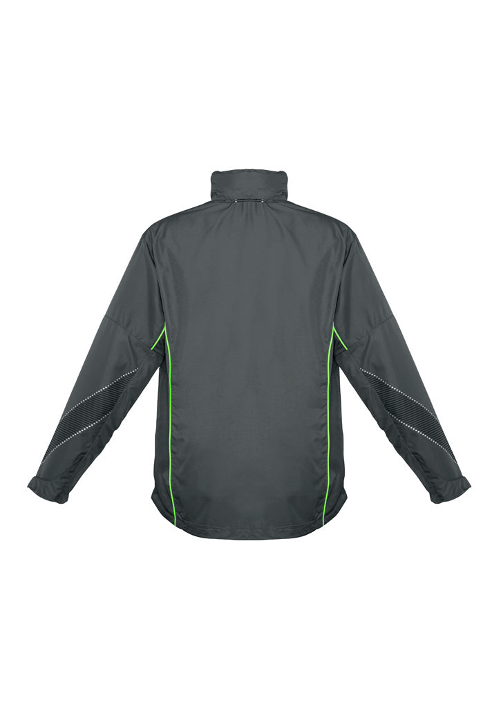 Unisex Razor Jacket - Grey/Fluoro Lime ||SRC=https://cdn.fashionbizapps.nz/honeybee/images/J408M_bProduct_Grey_FluoroLime_02_3z0FG3b.jpg