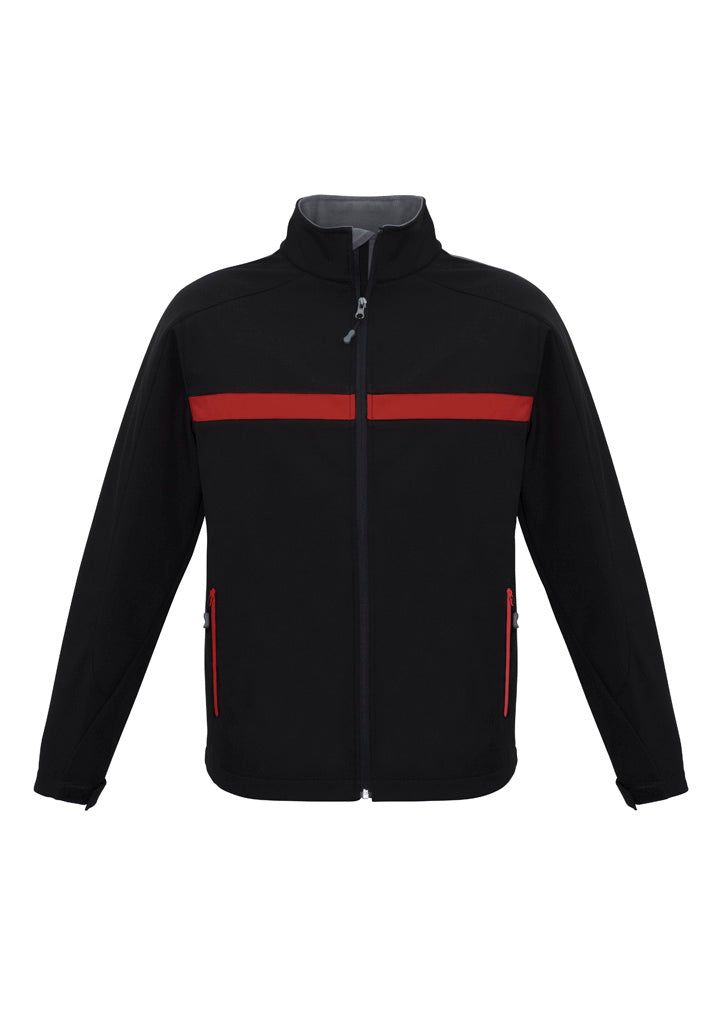 Unisex Charger Jacket - Black/Red/Grey ||SRC=https://cdn.fashionbizapps.nz/honeybee/images/J510M_bProduct_Black_Red_Grey_01_aWEPhzp.jpg