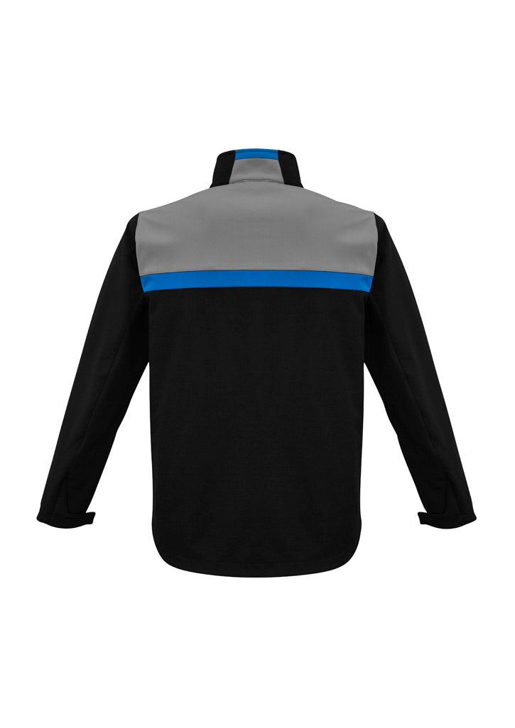 Unisex Charger Jacket - Black/Royal/Grey ||SRC=https://cdn.fashionbizapps.nz/honeybee/images/J510M_bProduct_Black_Royal_Grey_02_p1ObtMl.jpg