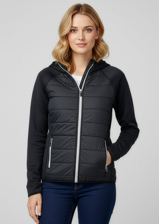 Womens Stealth Jacket ||SRC=https://cdn.fashionbizapps.nz/honeybee/images/J515L_Talent_Black_Silver_01.jpg