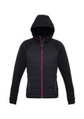 Womens Stealth Jacket - Black/Magenta ||SRC=https://cdn.fashionbizapps.nz/honeybee/images/J515L_bProduct_Black_Magenta_01_tbyzTki.jpg