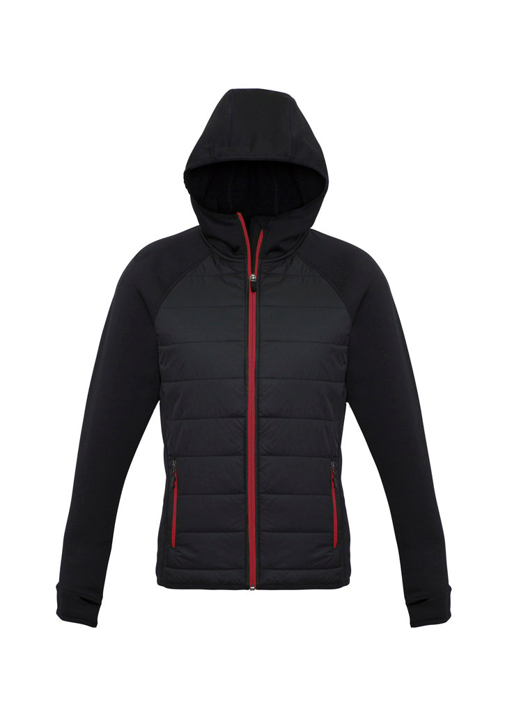 Womens Stealth Jacket - Black/Red ||SRC=https://cdn.fashionbizapps.nz/honeybee/images/J515L_bProduct_Black_Red_01_jiJUgPh.jpg