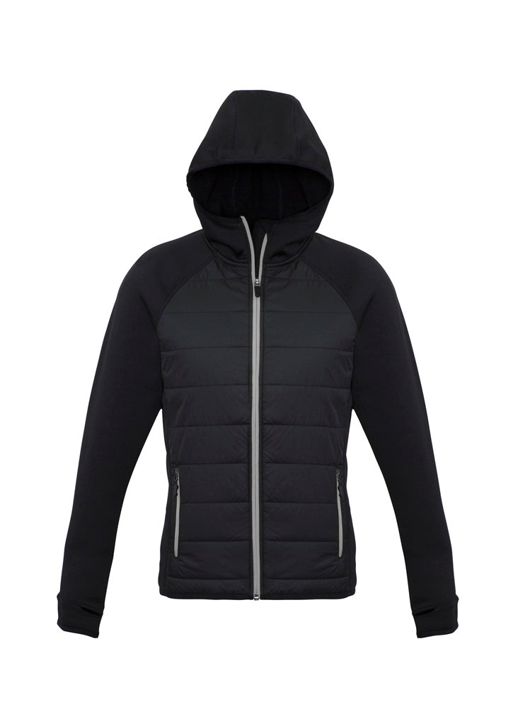 Womens Stealth Jacket - Black/Silver ||SRC=https://cdn.fashionbizapps.nz/honeybee/images/J515L_bProduct_Black_Silver_01_GZkD97J.jpg