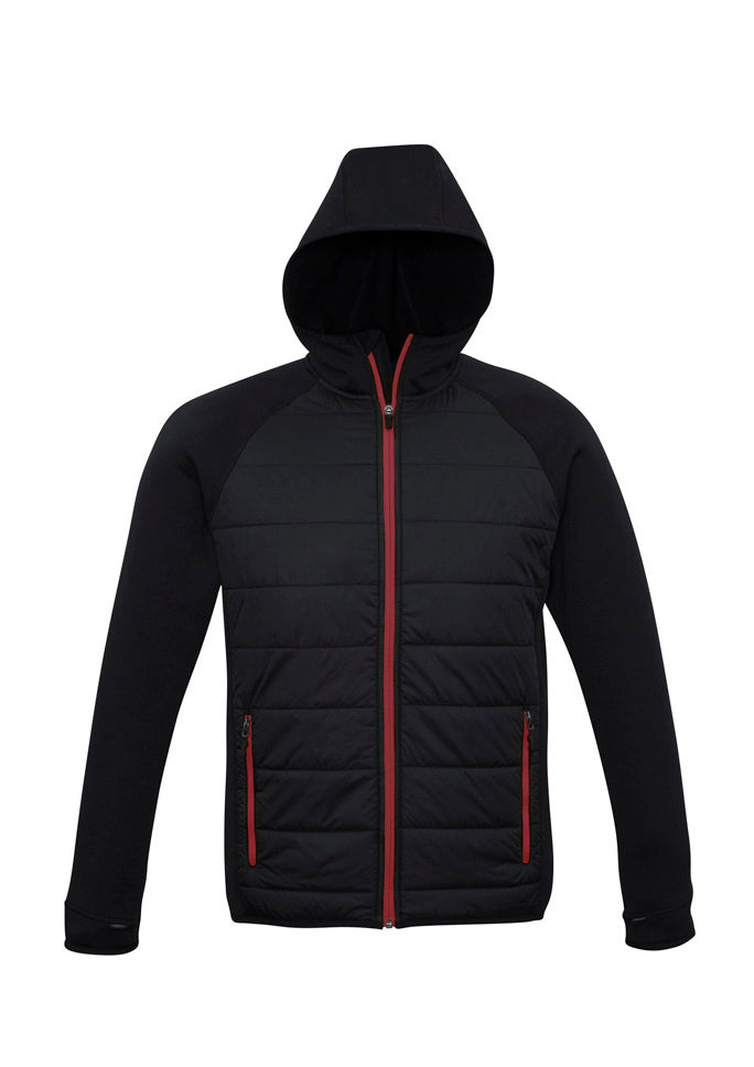 Mens Stealth Jacket - Black/Red ||SRC=https://cdn.fashionbizapps.nz/honeybee/images/J515M_bProduct_Black_Red_01_9XT2fbk.jpg