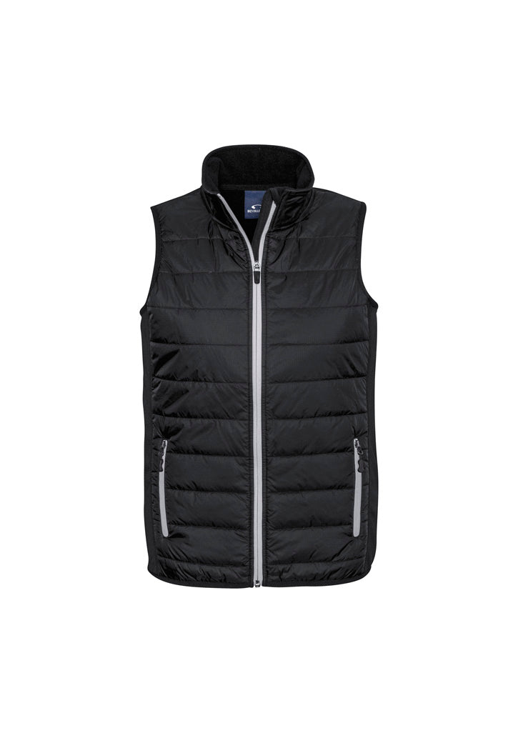 Mens Stealth Vest - Black/Silver ||SRC=https://cdn.fashionbizapps.nz/honeybee/images/J616M_bProduct_Black_Silver_01_3zbROju.jpg
