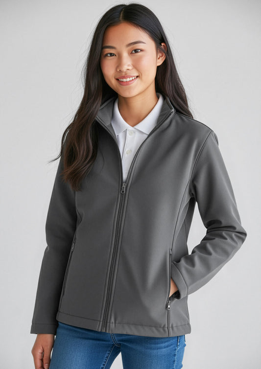 Kids Apex Jacket ||SRC=https://cdn.fashionbizapps.nz/honeybee/images/J740K_Talent_Grey_02.jpg