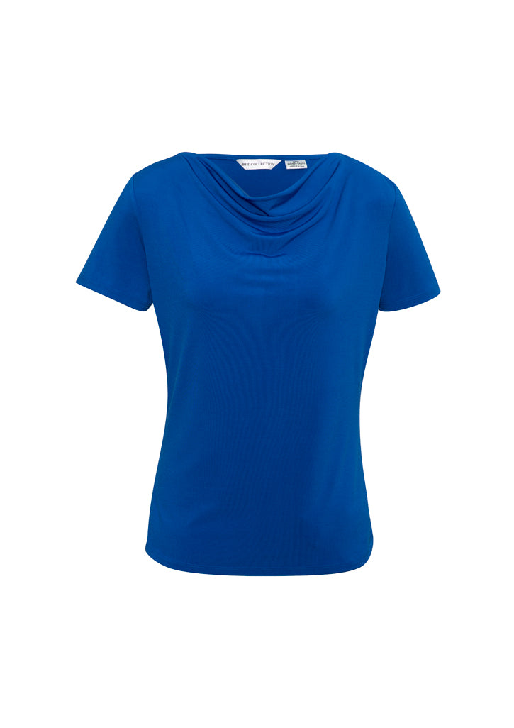 Ladies Ava Drape Knit Top ||SRC=https://cdn.fashionbizapps.nz/honeybee/products/management/data/images/product/725x1026/K625LS_ElectricBlue.jpg