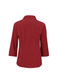 Ladies Metro 3/4 Sleeve Shirt - Cherry ||SRC=https://cdn.fashionbizapps.nz/honeybee/images/LB7300_bProduct_Cherry_02_YrStBEX.jpg