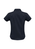 Womens Metro Short Sleeve Shirt - Black ||SRC=https://cdn.fashionbizapps.nz/honeybee/images/LB7301_bProduct_Black_02_rT9f5fK.jpg