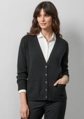 Womens Woolmix Cardigan ||SRC=https://cdn.fashionbizapps.nz/honeybee/images/LC8008_Talent_Black_01_WKINpKr.jpg