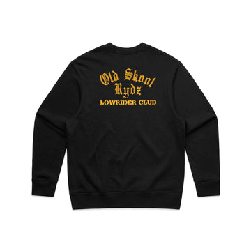 Embroidered OSR Lowrider Club Heavy Crew - Mens