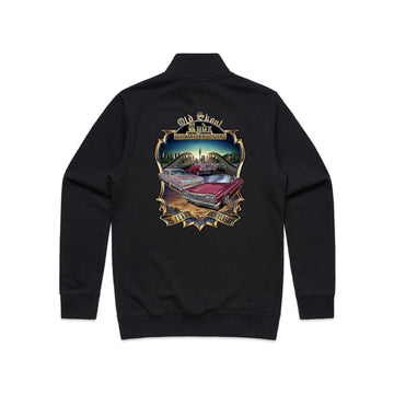 25th Anniversary Hamilton Stencil Half Zip Crew - Mens