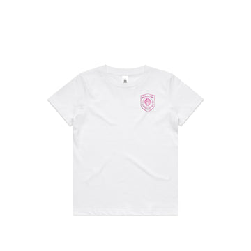 Rolling Deep Shield Staple Tee (Pink Print) - Kids