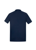 Mens Byron Short Sleeve Polo - Navy ||SRC=https://cdn.fashionbizapps.nz/honeybee/images/P011MS_bProduct_Navy_02_bb6K9YX.jpg