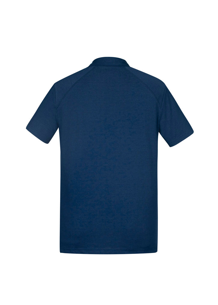 Mens Byron Short Sleeve Polo - Steel Blue ||SRC=https://cdn.fashionbizapps.nz/honeybee/images/P011MS_bProduct_SteelBlue_02_npAZo6k.jpg