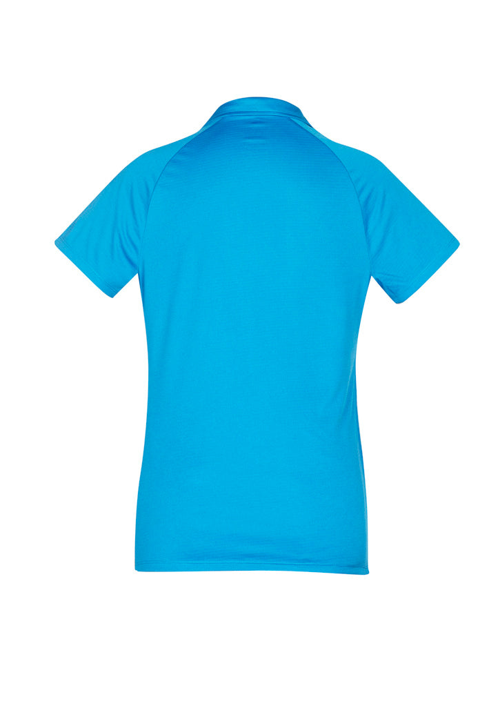 Womens Academy Short Sleeve Polo - Cyan/Navy ||SRC=https://cdn.fashionbizapps.nz/honeybee/images/P012LS_bProduct_Cyan_Navy_02_g2vhBlx.jpg