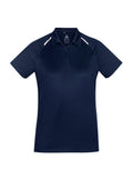 Womens Academy Short Sleeve Polo - Navy/White ||SRC=https://cdn.fashionbizapps.nz/honeybee/images/P012LS_bProduct_Navy_White_01_pG6K6GE.jpg