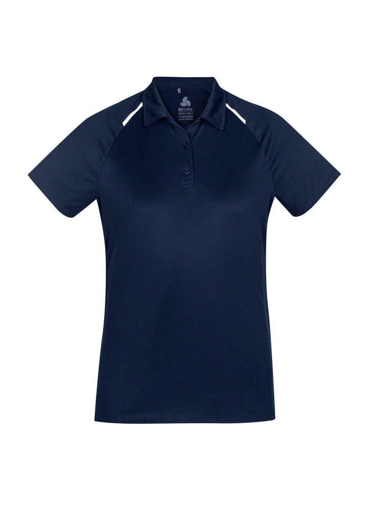Womens Academy Short Sleeve Polo - Navy/White ||SRC=https://cdn.fashionbizapps.nz/honeybee/images/P012LS_bProduct_Navy_White_01_pG6K6GE.jpg