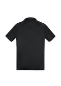 Mens Academy Short Sleeve Polo - Black/White ||SRC=https://cdn.fashionbizapps.nz/honeybee/images/P012MS_bProduct_Black_White_02_w0FDNCy.jpg