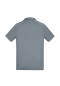 Mens Academy Short Sleeve Polo - Silver/Charcoal ||SRC=https://cdn.fashionbizapps.nz/honeybee/images/P012MS_bProduct_Silver_Charcoal_02_3Hld4XK.jpg