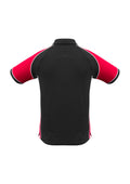 Mens Nitro Short Sleeve Polo - Black/Red/White ||SRC=https://cdn.fashionbizapps.nz/honeybee/images/P10112_bProduct_Black_Red_White_02_m4z8ZvM.jpg