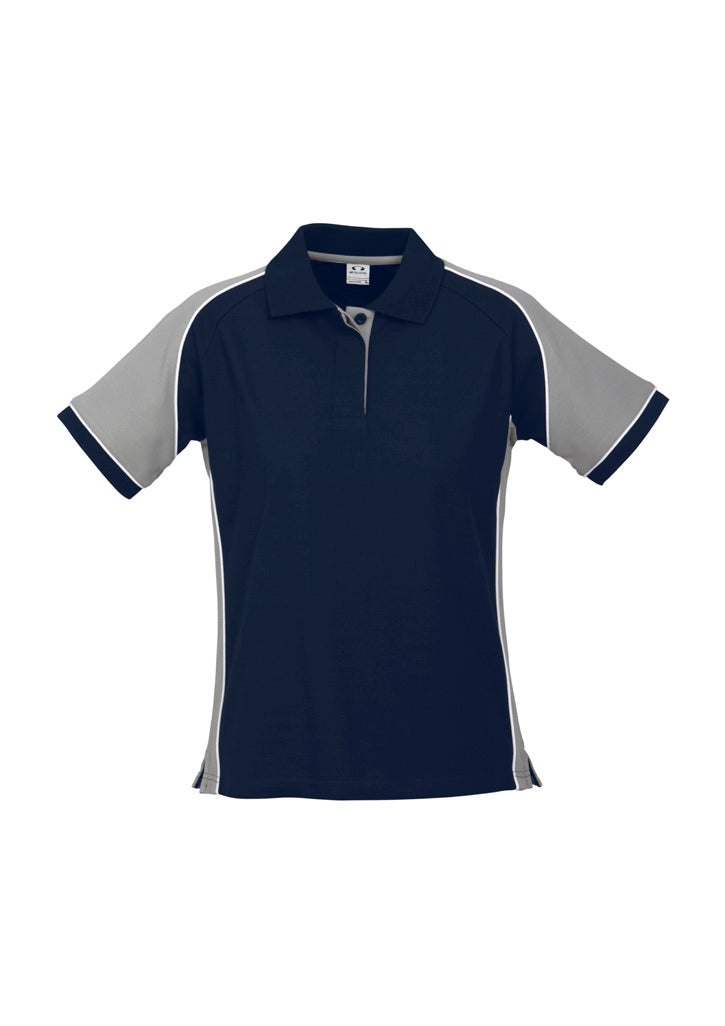 Womens Nitro Short Sleeve Polo - Navy/Grey/White ||SRC=https://cdn.fashionbizapps.nz/honeybee/images/P10122_bProduct_Navy_Grey_White_01_Uane3Tu.jpg