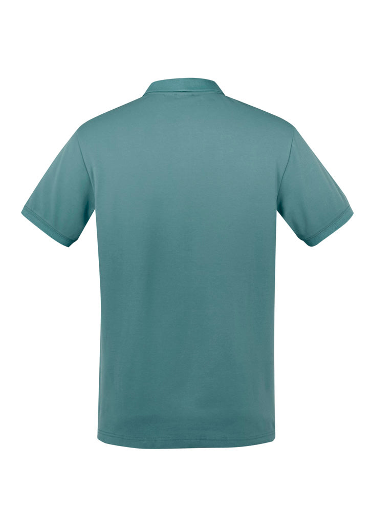 Mens City Short Sleeve Polo - Jasper Green ||SRC=https://cdn.fashionbizapps.nz/honeybee/images/P105MS_bProduct_JasperGreen_02_euaJ6OP.jpg