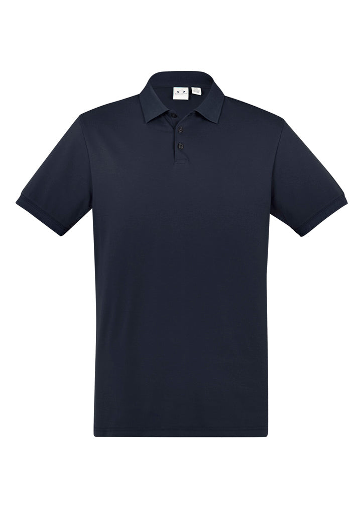 Mens City Short Sleeve Polo - Navy ||SRC=https://cdn.fashionbizapps.nz/honeybee/images/P105MS_bProduct_Navy_01_HLDHHWY.jpg