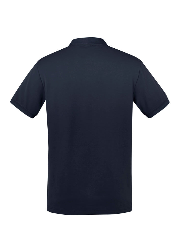 Mens City Short Sleeve Polo - Navy ||SRC=https://cdn.fashionbizapps.nz/honeybee/images/P105MS_bProduct_Navy_02_cwt05ce.jpg